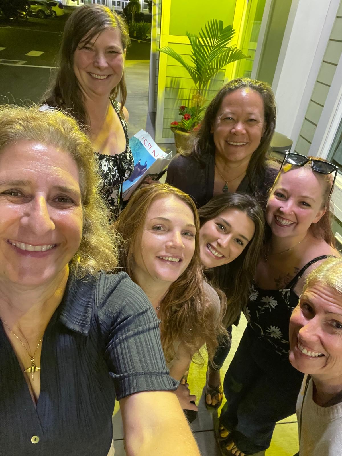 (Back row; left to right): Lisa and Rhiannon (Front Row; left to right): Martina, Erin, Hailey, Savannah, and Kerstin