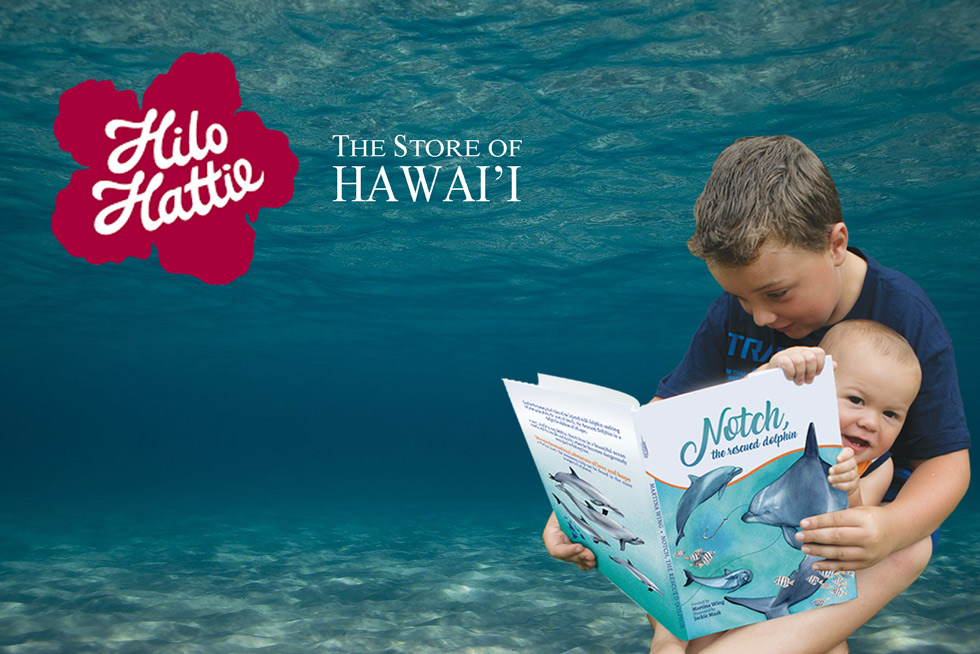 2020-BLOG-Featured-Image-Notch-at-Hilo-Hattie-1 Notch the Dolphin Children's Book In Stores Now