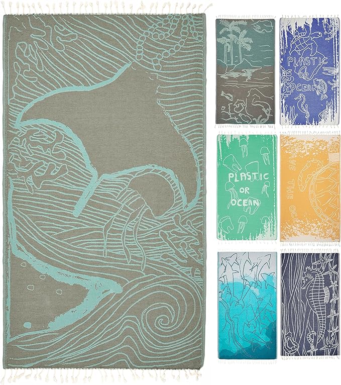 Cacala Manta Ray Towel